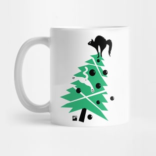 Angry Animals - Catmas tree Mug